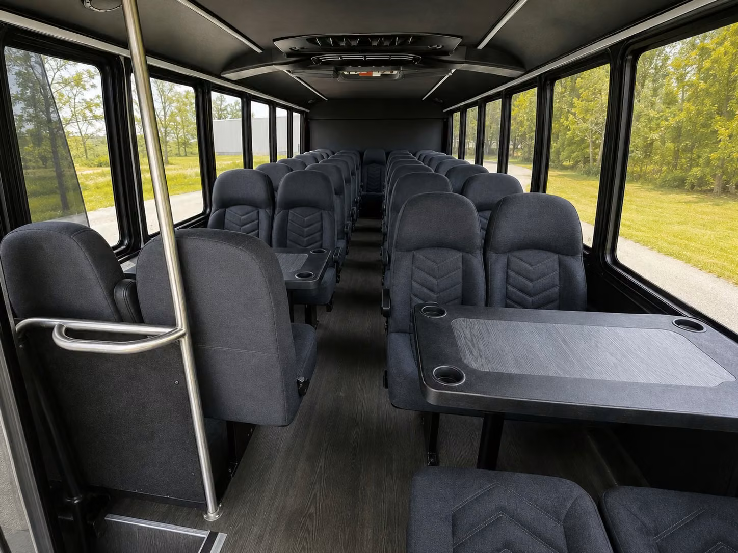 18 passenger minibus interior