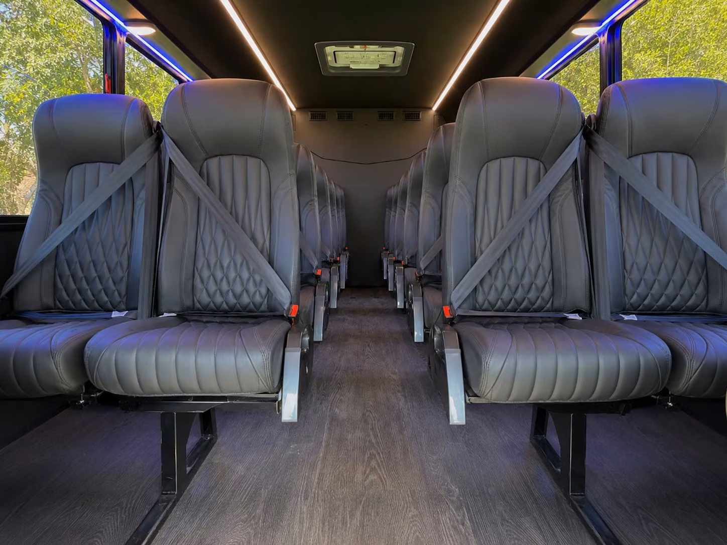 20 passenger minibus inside
