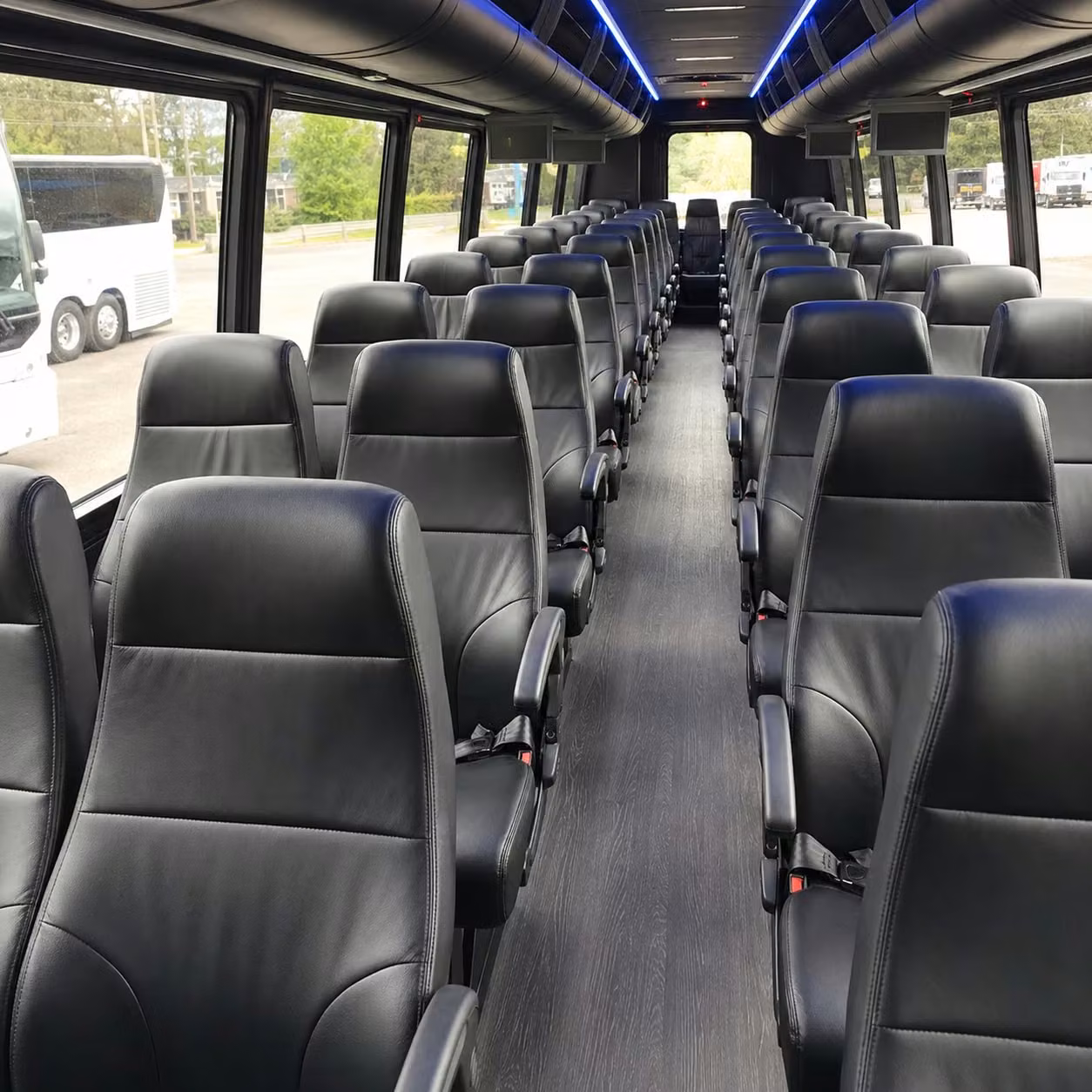28 passenger minibus interior