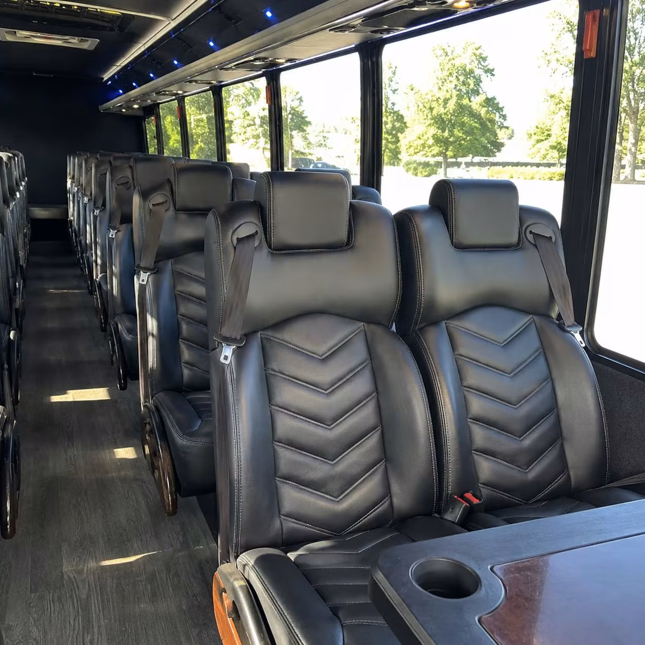 35 passenger minibus interior