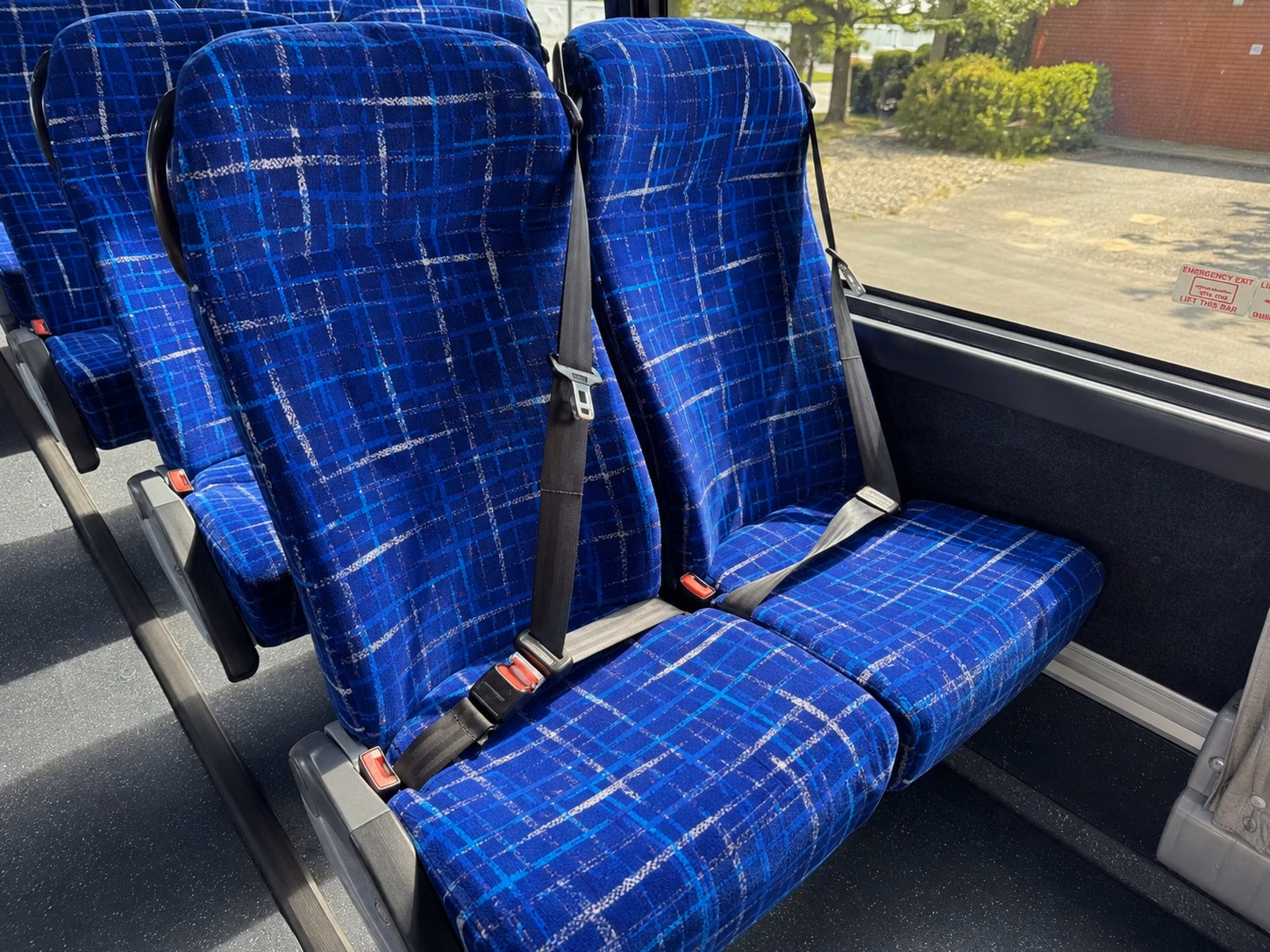 56 passenger charter bus inside